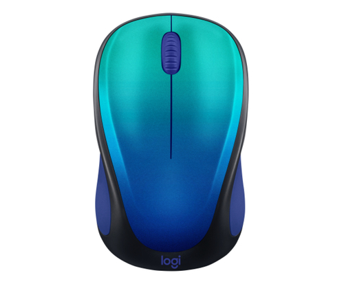 Logitech 910-006118, Ambidextrous, Optical, RF Wireless, 1000 DPI, Multicolour