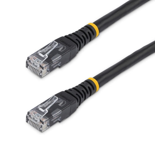 StarTech.com C6PATCH25BK, 7,62 m, Cat6, U/UTP (UTP), RJ-45, RJ-45, Black