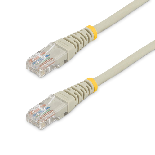 StarTech.com M45PATCH15GR, 4,5 m, Cat5e, U/UTP (UTP), RJ-45, RJ-45, Grey