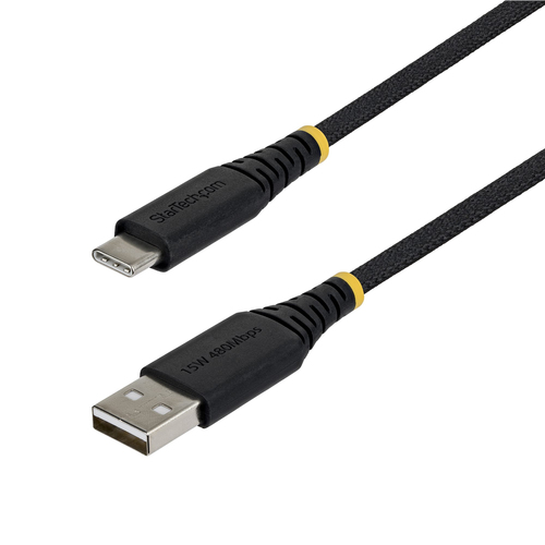 StarTech.com USB2AC6INBR, 0,15 m, USB A, USB C, USB 2.0, 0,48 Gbit/s, Black