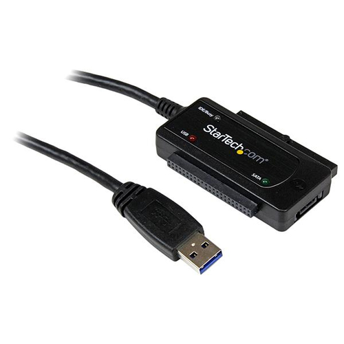 StarTech.com USB3SSATAIDE, Black, 4,8 Gbit/s, Activity, Link, CE, FCC, 0 - 50 °C, -20 - 60 °C