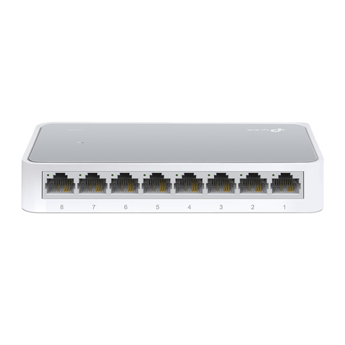 TP-Link TL-SF1008D, Unmanaged, Fast Ethernet (10/100), Full duplex
