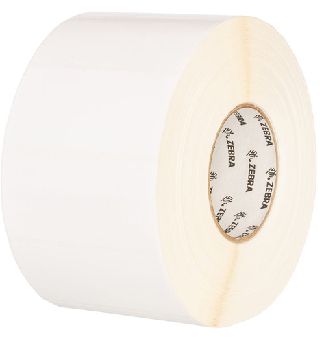 Zebra Z-Select 4000D 7.5 mil Tag, White, Paper, Thermal transfer, Zebra, 1.25" x 2.25", 980 pc(s)