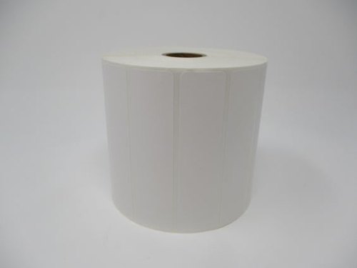Brother BCS1A025102, White, Self-adhesive printer label, Die-cut label, Roll, Thermal transfer, Acrylic