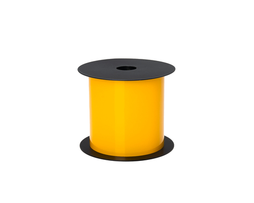 Brother BMSLT401SGRF, Yellow, Self-adhesive printer label, Continuous label, Roll, Vinyl, Thermal transfer