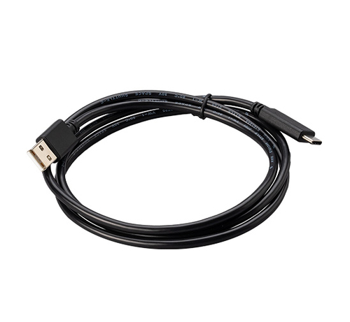 Brother LBX104001, 1,2 m, USB A, USB C, Black