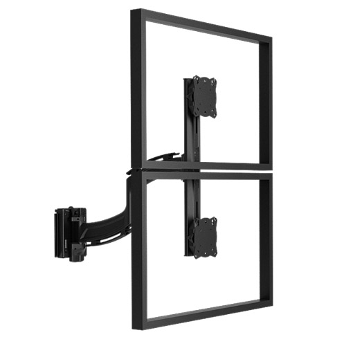 Chief K4S120B, 61 cm (24"), 6,8 kg, 75 x 75 mm, 100 x 100 mm, -10 - 10°, Black