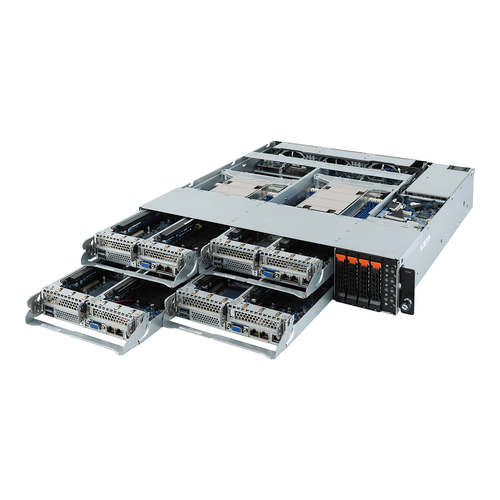 GIGABYTE H242-Z11, Socket SP3, AMD, DDR4-SDRAM, 128 GB, 64 GB, Octa-channel