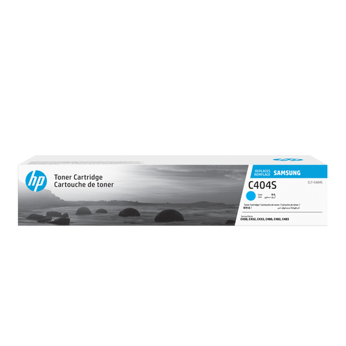Samsung CLT-C404S Cyan Original Toner Cartridge, Cyan, 1 pc(s)