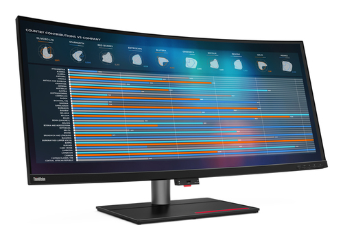 Lenovo ThinkVision P40w-20, 100,8 cm (39.7"), 5120 x 2160 pixels, 6 ms, Black