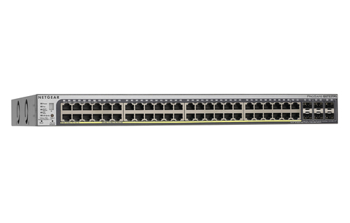 NETGEAR 2nd Generation ProSafe 48-Port Gigabit PoE Stackable Smart Switch, Managed, L3, Full duplex, Power over Ethernet (PoE), Rack mounting, 1U