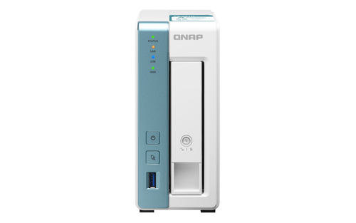 QNAP TS-131K, NAS, Tower, AL214, 1 GB, DDR3, 0 TB