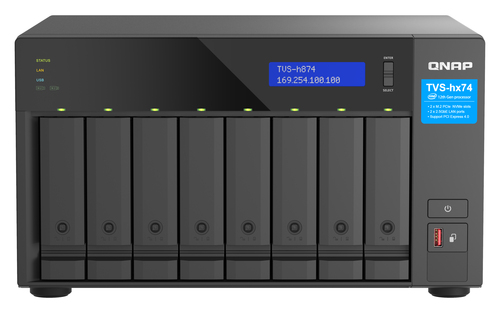 QNAP TVS-h874, NAS, Tower, Intel® Core™ i7, 32 GB, DDR4, 0 TB