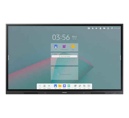 Samsung LH65WACWLGCXZA, Interactive flat panel, 165,1 cm (65"), LED, 3840 x 2160 pixels, Wi-Fi