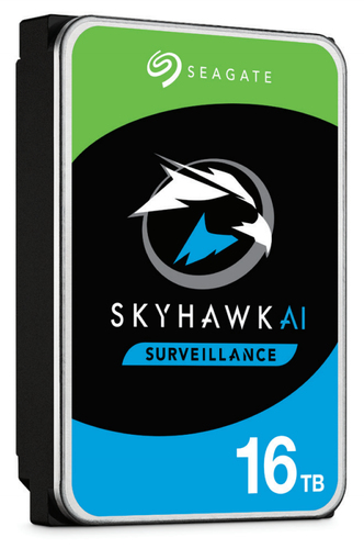 Seagate SkyHawk AI , 16 TB, 7200 RPM, 256 MB, 3.5", Serial ATA III