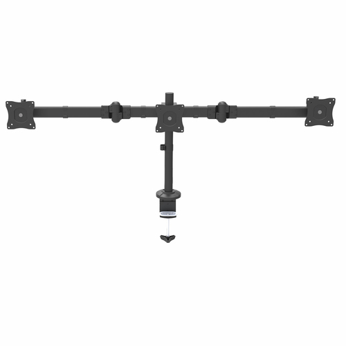 StarTech.com ARMTRIO, Clamp, 24 kg, 33 cm (13"), 61 cm (24"), 100 x 100 mm, Black