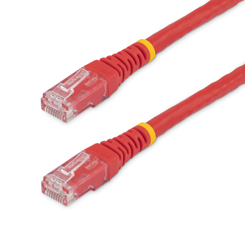 StarTech.com C6PATCH25RD, 7,62 m, Cat6, U/UTP (UTP), RJ-45, RJ-45, Red