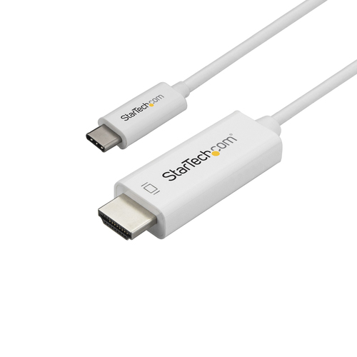 StarTech.com CDP2HD2MWNL, 2 m, USB Type-C, HDMI Type A (Standard), Male, Male, Straight