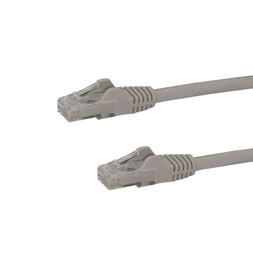 StarTech.com N6PATCH6GR, 1,8 m, Cat6, U/UTP (UTP), RJ-45, RJ-45, Grey