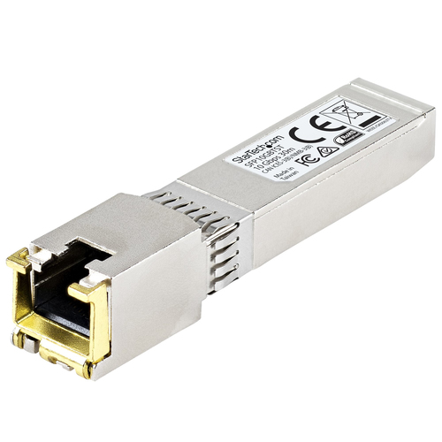 StarTech.com SFP10GBTST, Copper, 10000 Mbit/s, SFP+, 30 m, IEEE 802.3an, 10GBASE-T