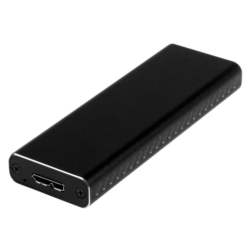 StarTech.com SM2NGFFMBU33, SSD enclosure, M.2, M.2, 6 Gbit/s, USB connectivity, Black