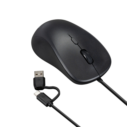 Targus EcoSmart, Ambidextrous, USB Type-A + USB Type-C, 2400 DPI, Black