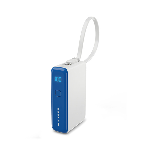 Targus HyperJuice Flex 10K 30W, 5000 mAh, 30 W, White, Blue