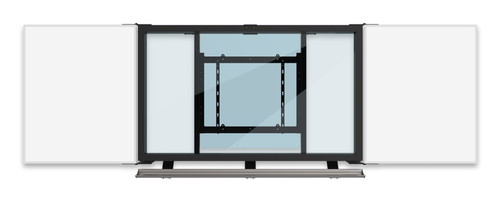 Viewsonic VB-BWS-001, Whiteboard, Black, White, 1 pc(s), 165,1 cm (65"), 3202,9 mm, 129,5 mm