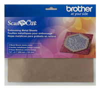 Brother CAEBSBMS1, Fine metal sheet, Brass, 2 sheets, 200 mm, 155 mm