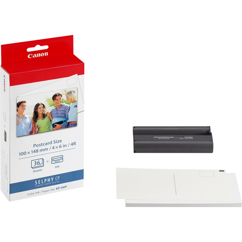 Canon 7737A001, Cyan, Magenta, Yellow, Inkjet, - SELPHY: CP750, CP720, CP740, CP510, CP400, CP710, CP500, CP600, CP730 - Bubble Jet: CP-600,...