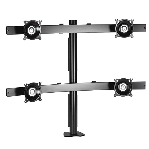 Chief KTC445B, 9,1 kg, 25,4 cm (10"), 76,2 cm (30"), 75 x 75 mm, 100 x 100 mm, Black