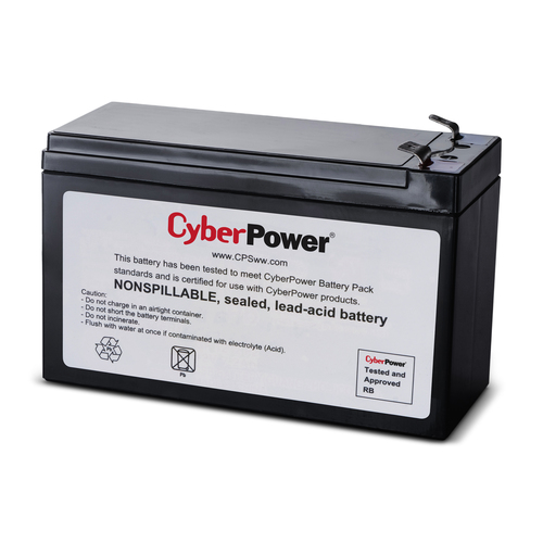 CyberPower RB1290X2, 12 V, 9 Ah, 1 pc(s), Black, BRG1350AVRLCD BRG1500AVRLCD LX1500GU CP1350AVRLCD CP1500AVRLCD CST150XLU, Sealed Lead Acid (VRLA)