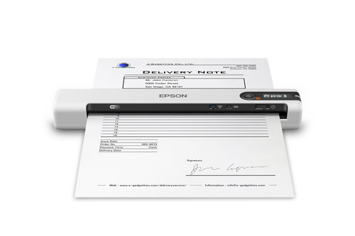 Epson WorkForce B11B253202, 600 x 600 DPI, 16 bit, 8 bit, 15 ppm, Sheet-fed scanner, Black, White