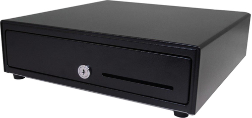 HP 4VW59AT, Manual & automatic cash drawer, Steel, Black, 336 mm, 101 mm, 5 kg