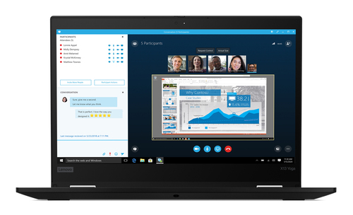Lenovo ThinkPad X13 Yoga Gen 1, Intel® Core™ i5, 1,7 GHz, 33,8 cm (13.3"), 3840 x 2160 pixels, 16 GB, 512 GB
