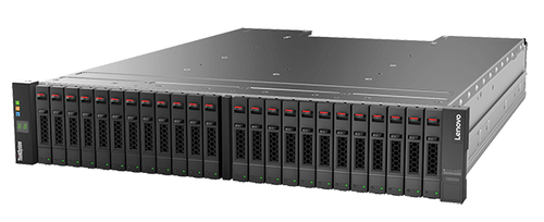 Lenovo DS2200 SFF, 0 TB, 2.5", 30 kg, Rack (2U), Black, Stainless steel