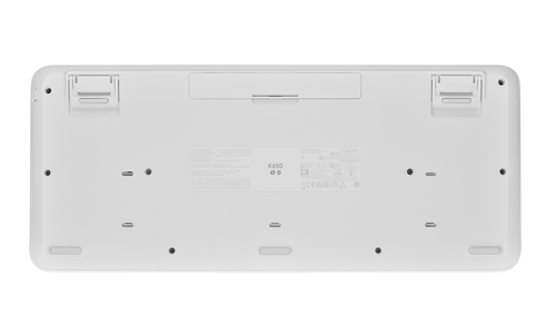 Logitech 920-010962, Full-size (100%), Wireless, Bluetooth, Membrane, White