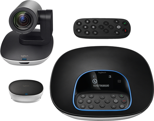 Logitech 960-001060, Group video conferencing system, Full HD, 30 fps, 10x, Black