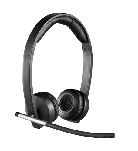 Logitech Wireless Headset Dual H820e, Wireless, Office/Call center, 150 - 7000 Hz, 128 g, Headset, Black