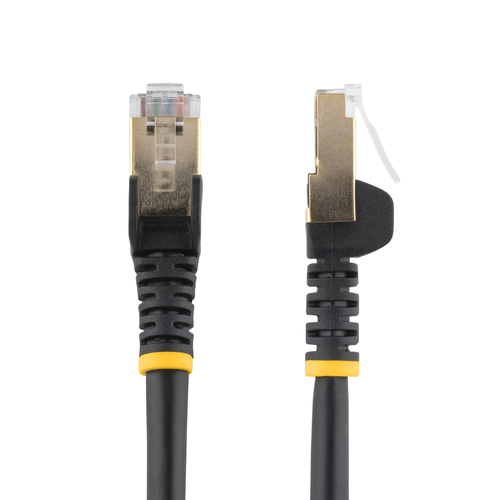 StarTech.com C6ASPAT9BK, 2,7 m, Cat6a, RJ-45, RJ-45, Black