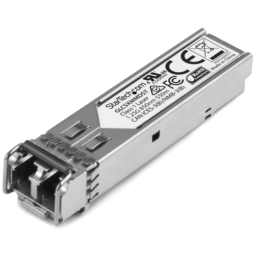 StarTech.com GLCSXMMDST, Fiber optic, 1250 Mbit/s, SFP, LC, SX, 550 m