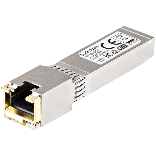 StarTech.com SFP10GBTCST, Copper, 10000 Mbit/s, SFP+, 30 m, IEEE 802.3an, Full, Half