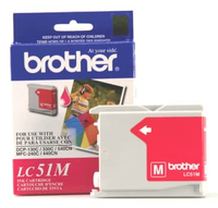 Brother LC51MS, Standard Yield, Magenta, 1 pc(s), 400 pages, Single pack