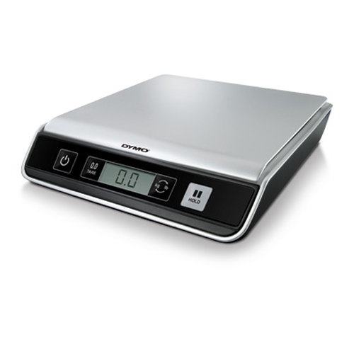 DYMO M25, Electronic postal scale, 11 kg, Black, Silver, Digital