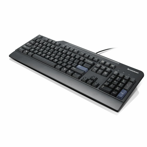 Lenovo Preferred Pro, Full-size (100%), Wired, USB, Black