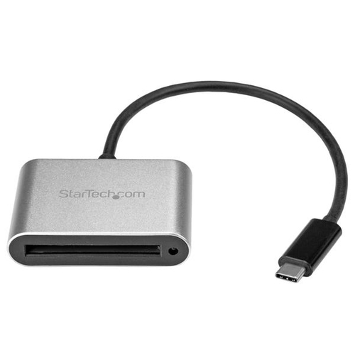 StarTech.com CFASTRWU3C, CFast, CFast 2.0, Black, Silver, 6000 Mbit/s, Aluminium, Activity, Power, RoHS, CE, FCC, REACH