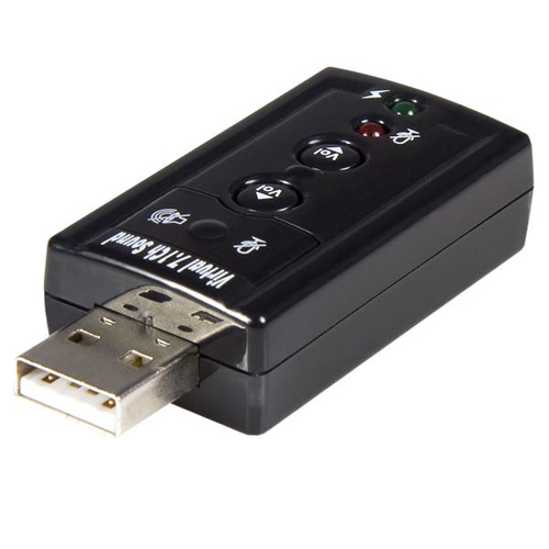 StarTech.com ICUSBAUDIO7, 7.1 channels, 0 dB, USB