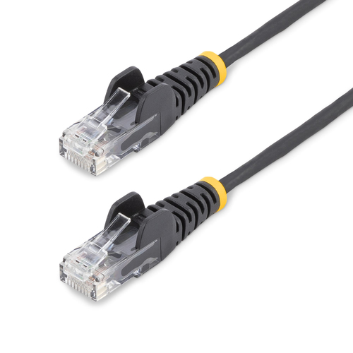 StarTech.com N6PAT10BKS, 3 m, Cat6, U/UTP (UTP), RJ-45, RJ-45, Black