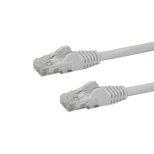 StarTech.com N6PATCH1WH, 0,3 m, Cat6, U/UTP (UTP), RJ-45, RJ-45, White