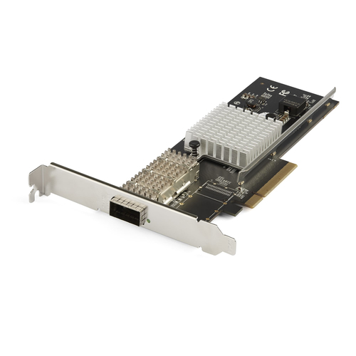 StarTech.com PEX40GQSFPI, Internal, Wired, PCI Express, Fiber, 40000 Mbit/s, Black